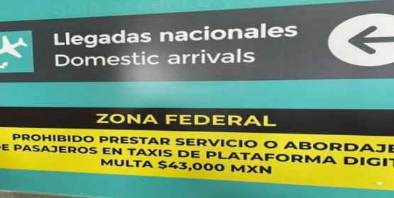 ¡43 mil pesos de multa en Aeropuerto de CDMX a UBER por subir pasaje!