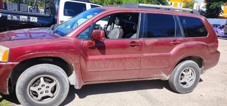 Chetumal:Recuperan vehículo robado de un retén de seguridad