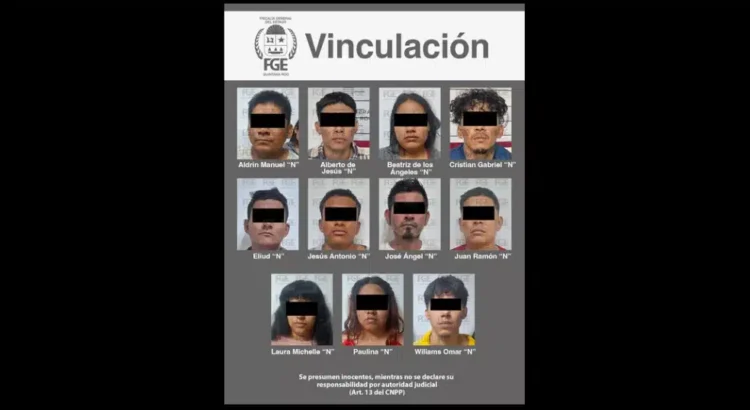 Vinculan a proceso a 11 presuntos homicidas en Cancún