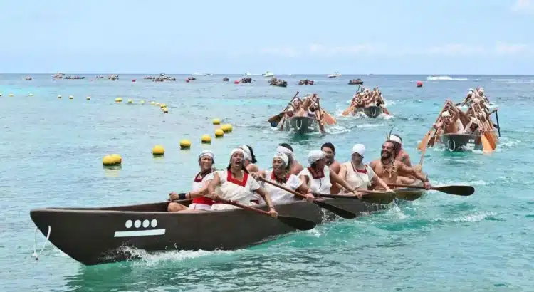 Llegan a Cozumel canoeros de la Travesía Sagrada