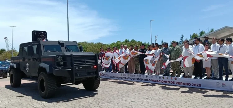 Dan banderazo al operativo de seguridad vacacional de verano en Cancún